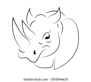 Rhino logo design, Rhino logo vector file