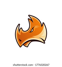 Rhino logo design vector illustration