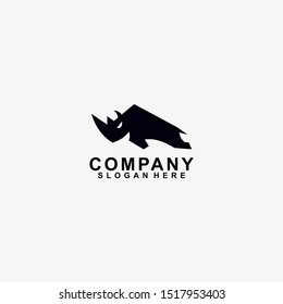 Rhino Logo Design Vector Template. Modern Design. Vector Illustration