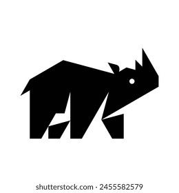 Logo de Rhino. Diseño de iconos. Elementos de Plantilla	