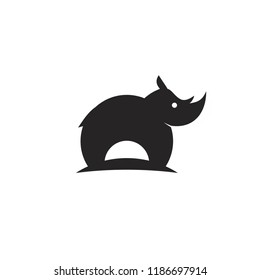rhino logo icon designs vector