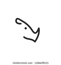 rhino logo icon designs vector