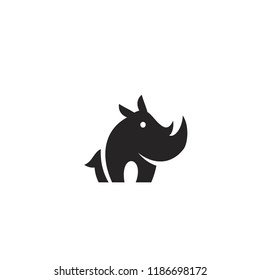 rhino logo icon designs vector