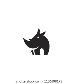 rhino logo icon designs vector