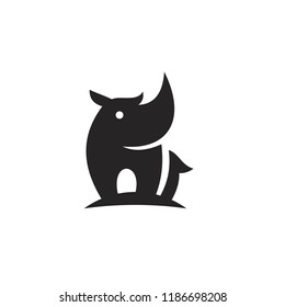 rhino logo icon designs vector