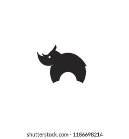 rhino logo icon designs vector