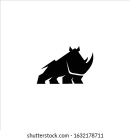 rhino logo minimalist and modern