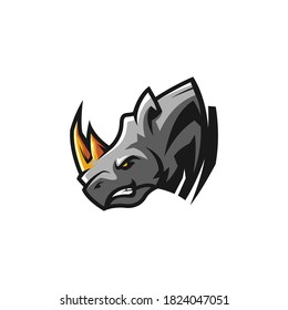 Rhino logo For Premium Vector