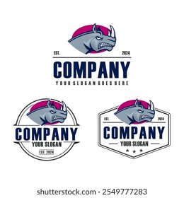 rhino logo , rhinoceros logo vector