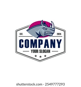 rhino logo , rhinoceros logo vector