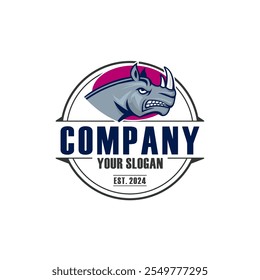 rhino logo , rhinoceros logo vector