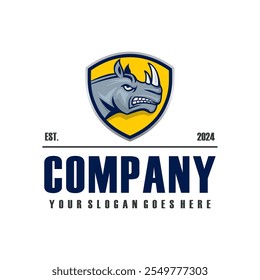 rhino logo , rhinoceros logo vector