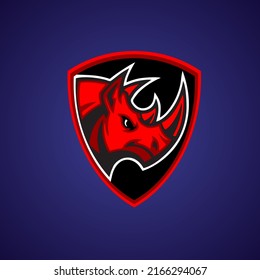 Rhino logo Sport mascot logo