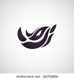 Rhino logo vector