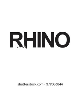 rhino logo vector.