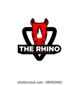 rhino logo vector