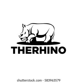rhino logo vector