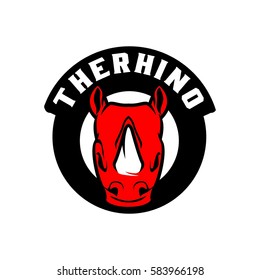 rhino logo vector