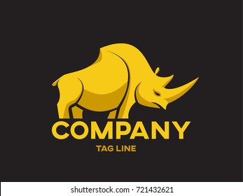 rhino logo vector