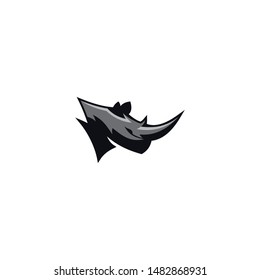 Rhino logo vector design sport
