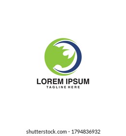 Ilustración del icono del vector del logotipo del rinoceronte