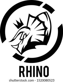 
A rhino logo for your brand, your company, or your office.