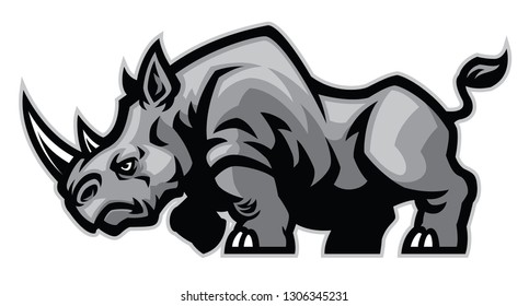 rhino mascot character