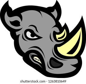Rhino mascot logo
