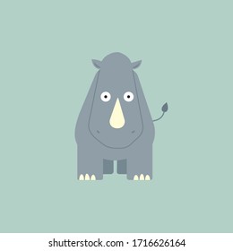 Rhino with really heavy feet