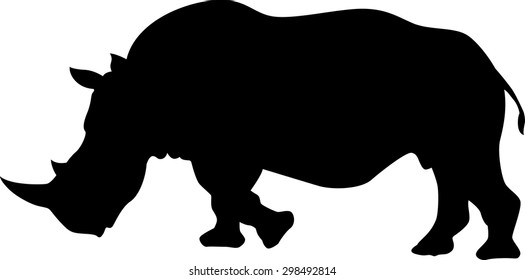 Rhino silhouette