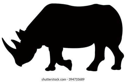 Rhino silhouette