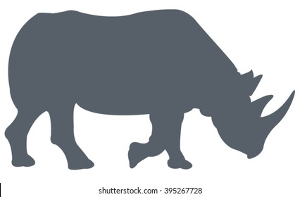 Rhino silhouette