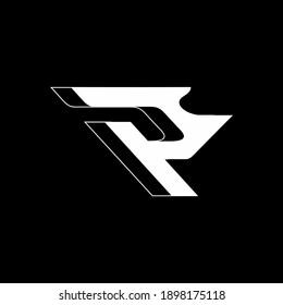 Rhino style of R initial logo vector template for business branding