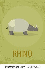 Rhino vector children card