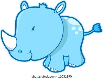 Rhino Vector Illustration
