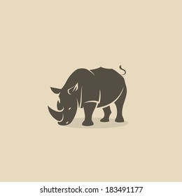 Rhino - vector illustration