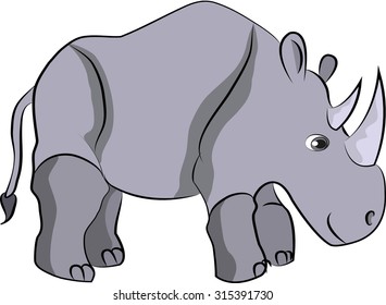 Rhino Vector Illustration