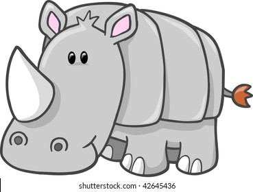 Rhino Vector Illustration