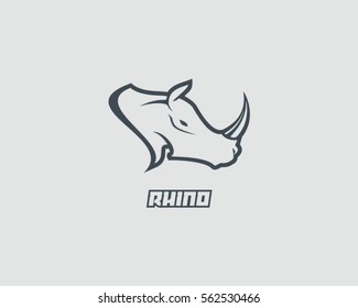 Rhino Vector illustration