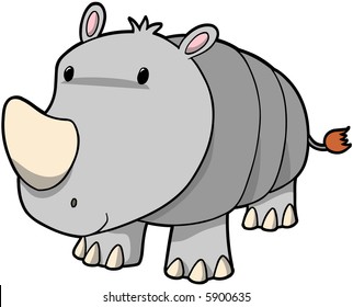 Rhino Vector Illustration