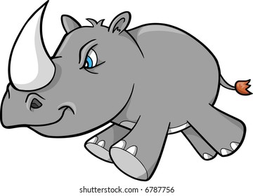 Rhino Vector Illustration