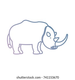 rhino vector illustration