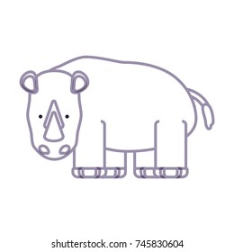 rhino vector illustration