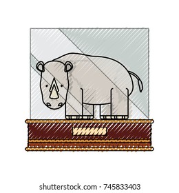 rhino  vector illustration