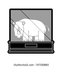 rhino vector illustration
