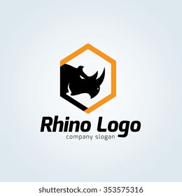 Rhino Vector Logo template