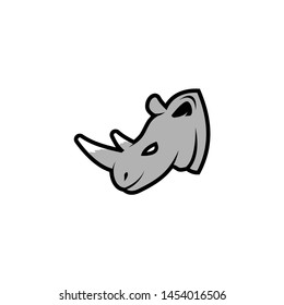 Rhino Vector Logo Template Stock