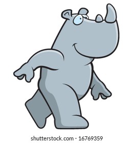 Rhino Walking