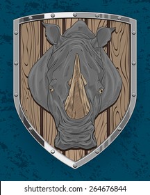 rhino wood shield