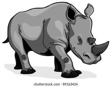 9,448 Black rhino vector Images, Stock Photos & Vectors | Shutterstock